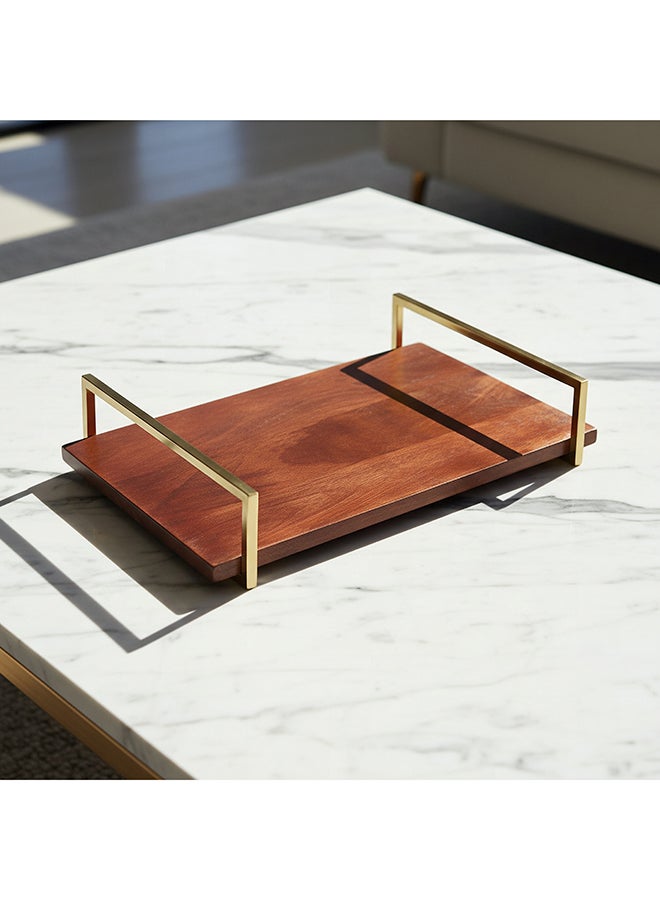 Home Box صينية زخرفية بمقبض ذهبي - Image 5